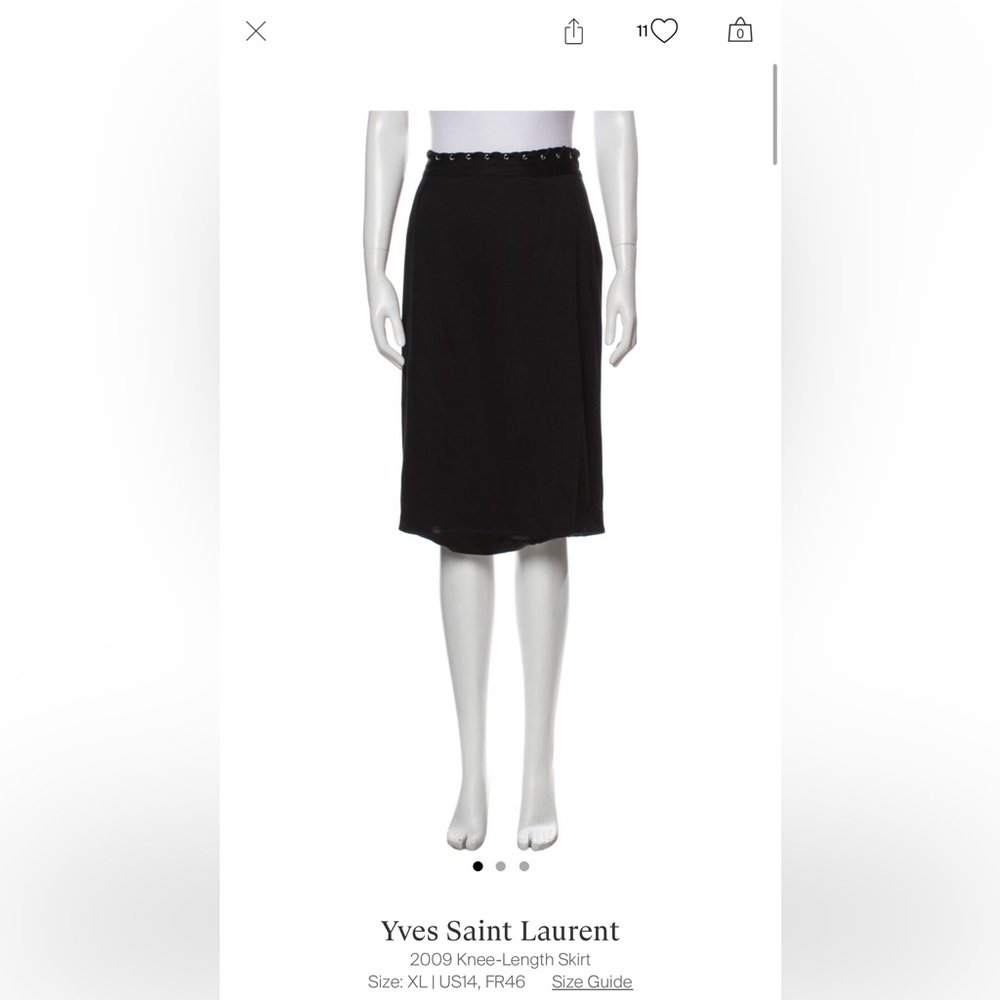 YSL skirt